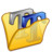 Folder yellow font2 Icon